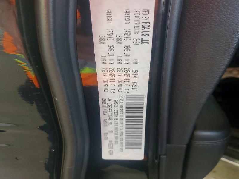 Продаж на аукціоні авто 2020 Dodge Durango, vin: 1C4RDHAG0LC317446, номер лоту: 50224316