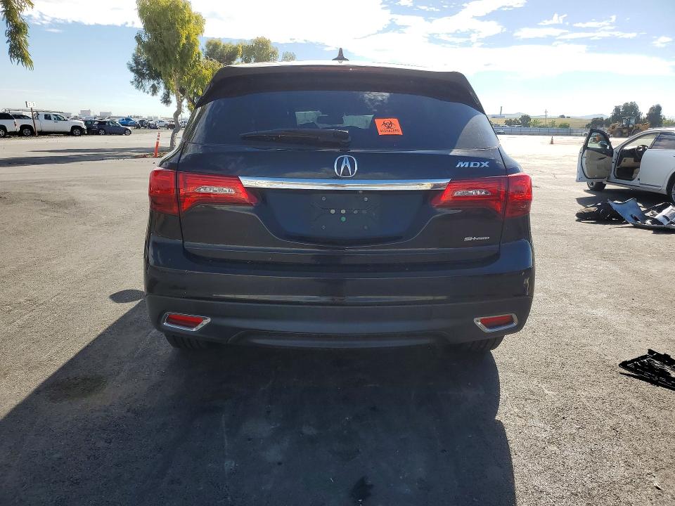 Продажа на аукционе авто 2015 Acura Mdx, vin: 5FRYD4H49FB025588, номер лота: 49329436