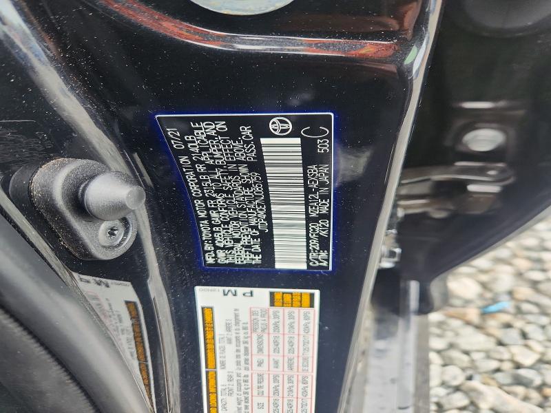 Продаж на аукціоні авто 2022 Toyota Corolla, vin: JTDP4MCE7NJ085759, номер лоту: 51679496