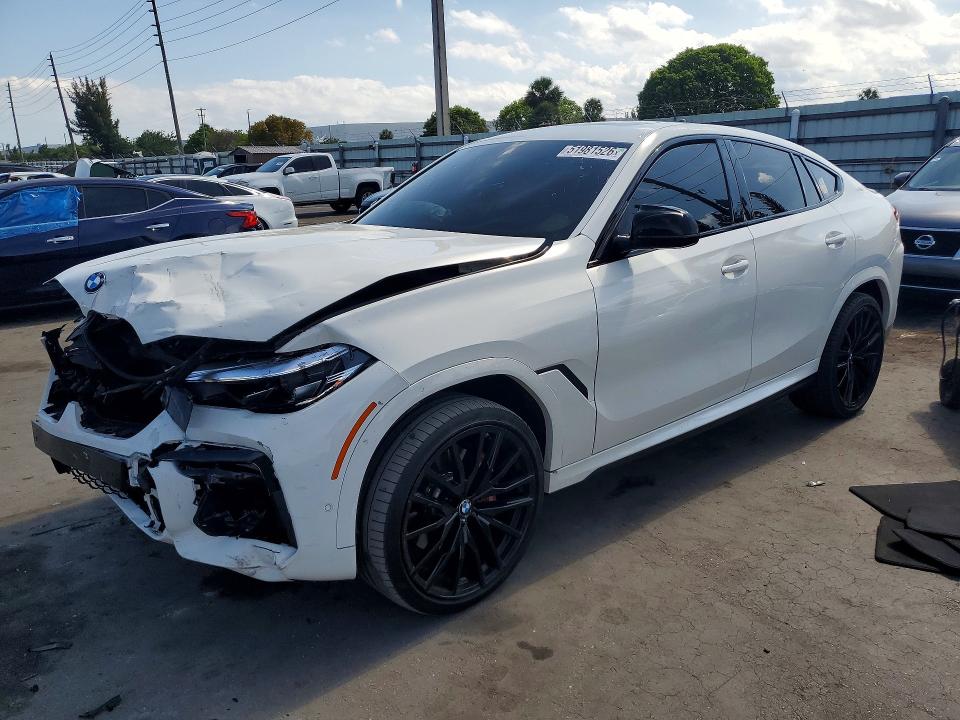 2021 Bmw X6 მანქანა იყიდება აუქციონზე, vin: 5UXCY4C01M9F28237, აუქციონის ნომერი: 51981526