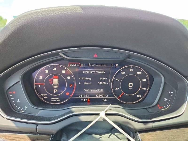 2019 Audi Q5 მანქანა იყიდება აუქციონზე, vin: WA1BNAFY4K2038281, აუქციონის ნომერი: 51686196