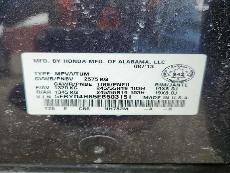 2014 Acura Mdx მანქანა იყიდება აუქციონზე, vin: 5FRYD4H65EB503151, აუქციონის ნომერი: 47877336
