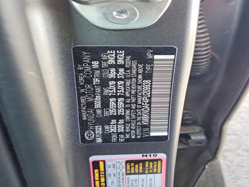 2023 Hyundai Ioniq 5 მანქანა იყიდება აუქციონზე, vin: KM8KNDAF4PU209938, აუქციონის ნომერი: 50638136