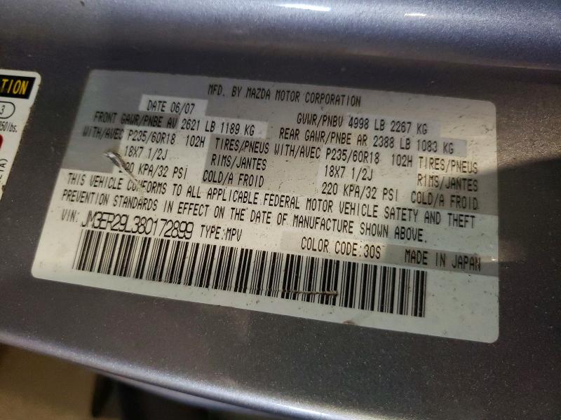 Aukcja sprzedaży 2008 Mazda Cx-7, vin: JM3ER29L380172899, numer aukcji: 50831376