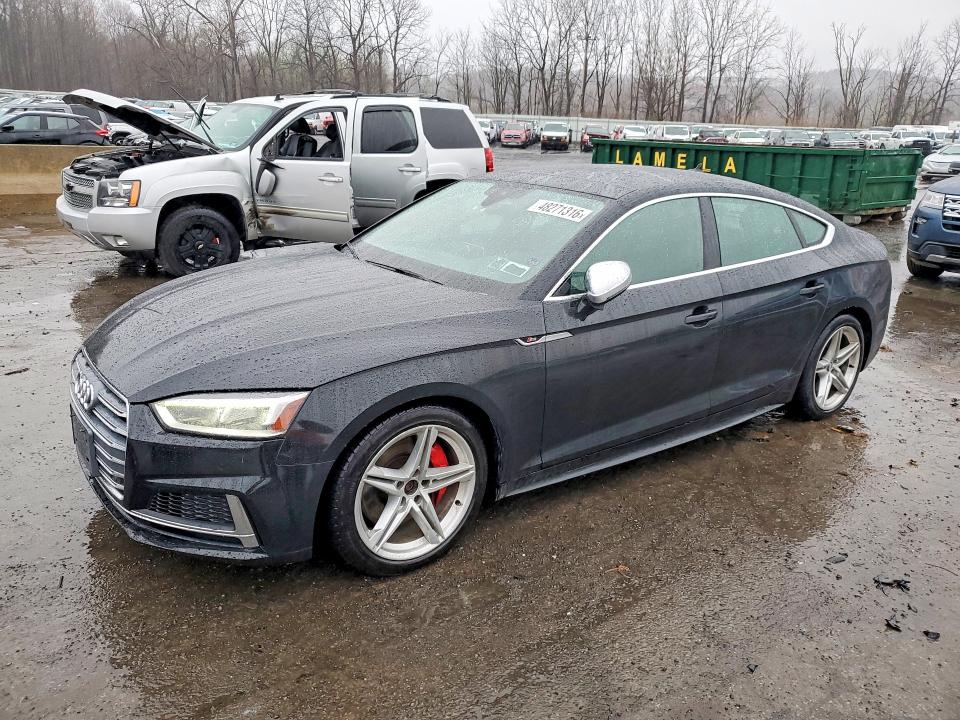 2019 Audi S5 მანქანა იყიდება აუქციონზე, vin: WAUB4CF57KA000718, აუქციონის ნომერი: 48271316