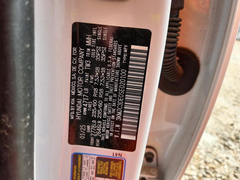Aukcja sprzedaży 2025 Hyundai Tucson, vin: 3KMJC3DE0SE020100, numer aukcji: 48519096