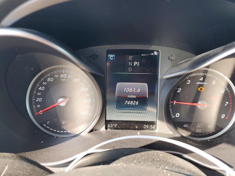 48767226 :رقم المزاد ، 55SWF4KB7HU195220 vin ، 2017 Mercedes-benz C مزاد بيع