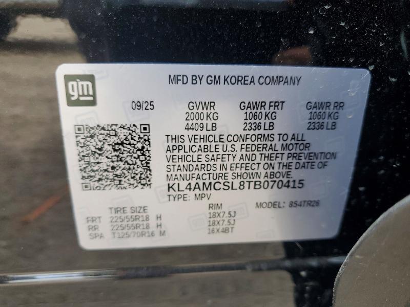 Продажа на аукционе авто 2026 Buick Encore Gx, vin: KL4AMCSL8TB070415, номер лота: 50907696