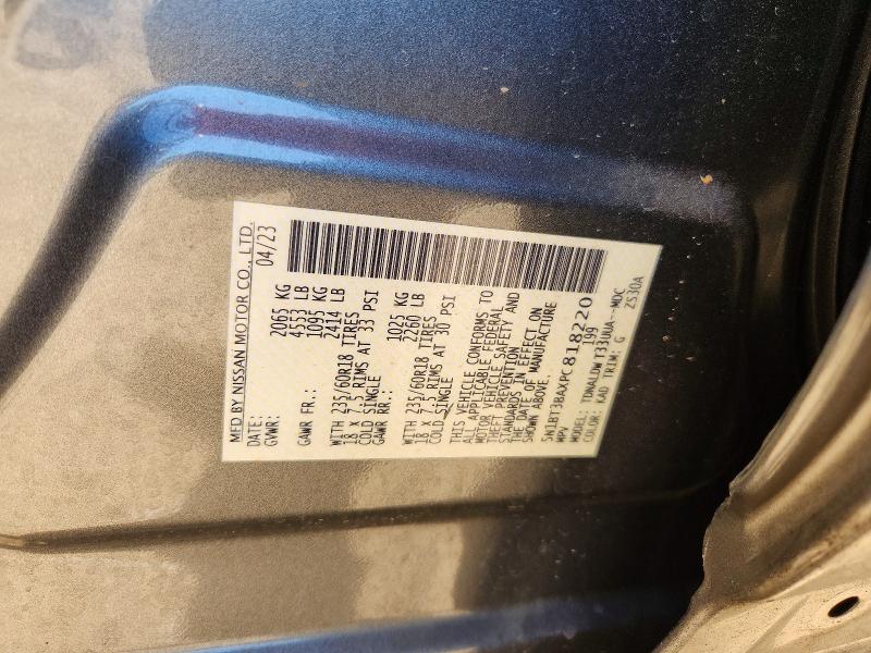 2023 Nissan Rogue მანქანა იყიდება აუქციონზე, vin: 5N1BT3BAXPC818220, აუქციონის ნომერი: 49802976