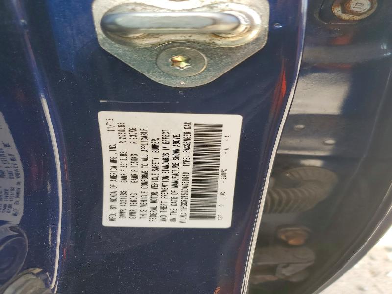Продаж на аукціоні авто 2013 Honda Accord, vin: 1HGCR2F50DA060640, номер лоту: 49070436