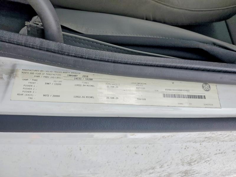Aukcja sprzedaży 2019 Volvo Vn, vin: 4V4NC9EH3KN899463, numer aukcji: 49654366