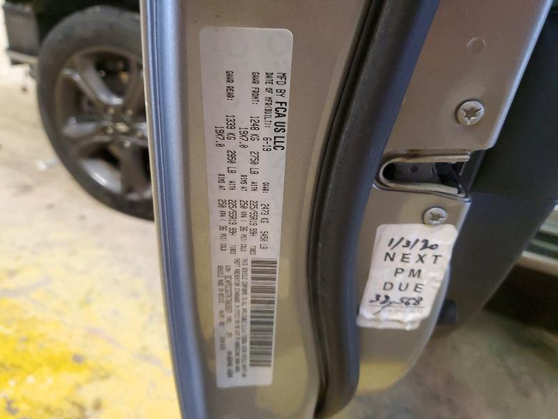 48345606 :رقم المزاد ، 3C4PDCGG7KT803837 vin ، 2019 Dodge Journey مزاد بيع