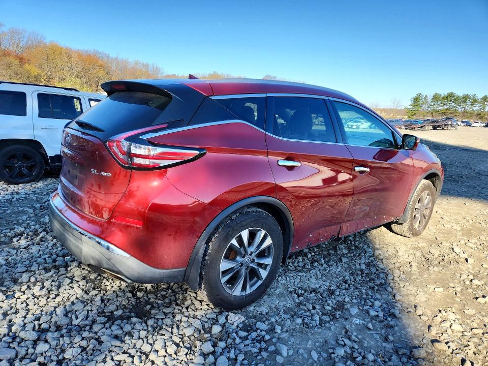 49174216 :رقم المزاد ، 5N1AZ2MHXFN283679 vin ، 2015 Nissan Murano مزاد بيع
