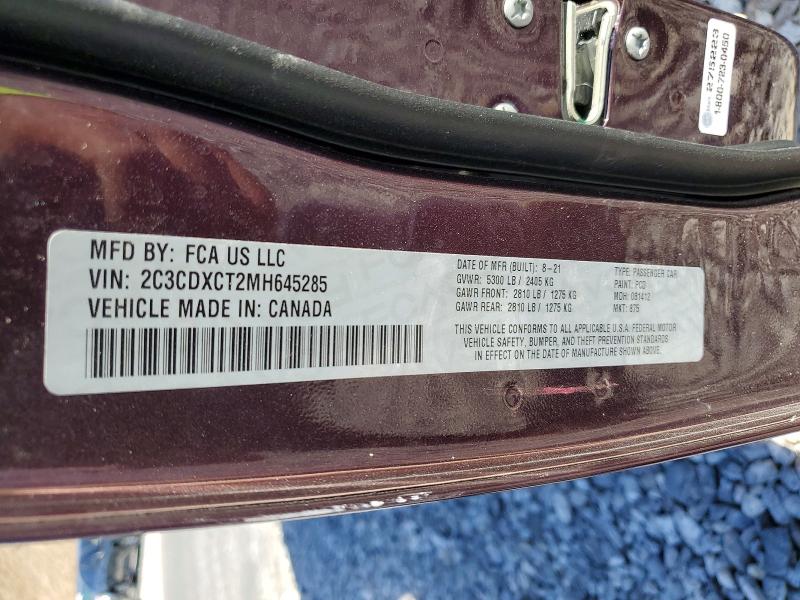 Продажа на аукционе авто 2021 Dodge Charger, vin: 2C3CDXCT2MH645285, номер лота: 50516546