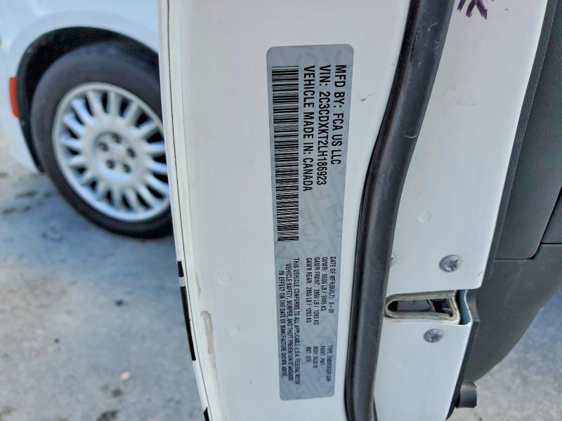 49160796 :رقم المزاد ، 2C3CDXKT2LH186923 vin ، 2020 Dodge Charger مزاد بيع