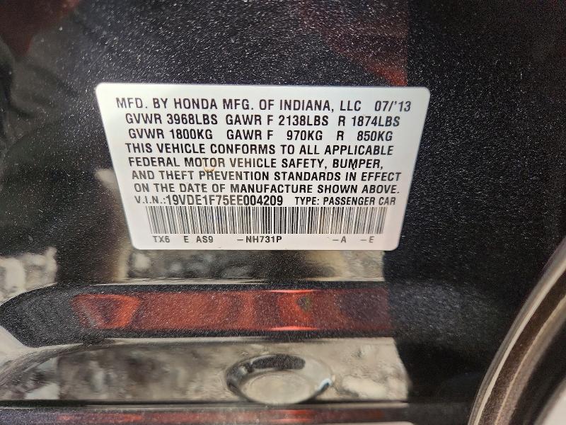 49567406 :رقم المزاد ، 19VDE1F75EE004209 vin ، 2014 Acura Ilx مزاد بيع