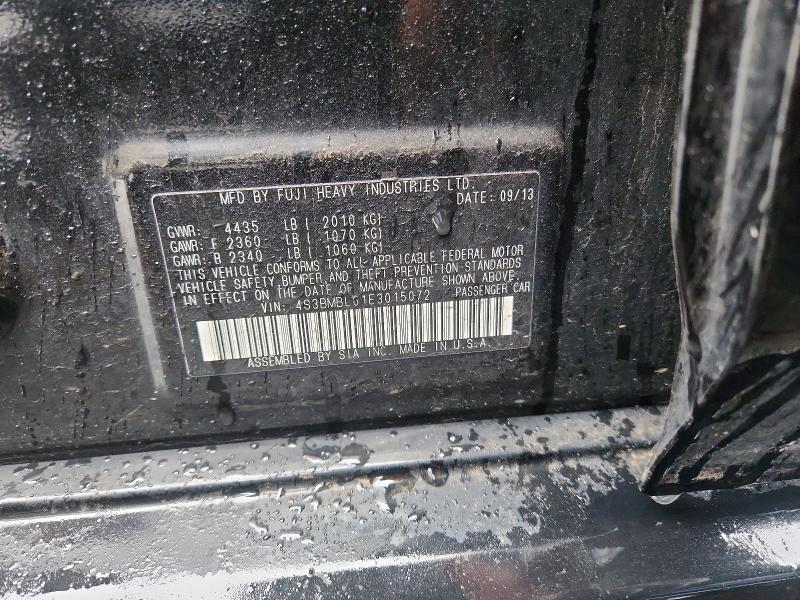 2014 Subaru Legacy მანქანა იყიდება აუქციონზე, vin: 4S3BMBL61E3015072, აუქციონის ნომერი: 48100936