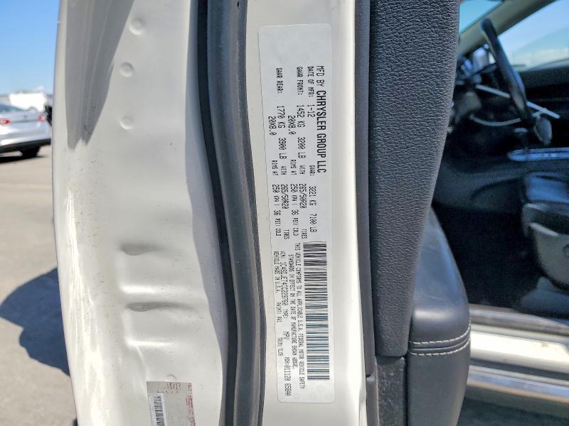 Продаж на аукціоні авто 2012 Dodge Durango, vin: 1C4SDJET4CC229760, номер лоту: 50732286