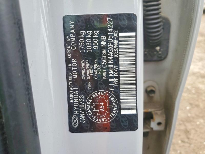 Aukcja sprzedaży 2023 Hyundai Elantra, vin: KMHLN4AGXPU514227, numer aukcji: 50106626