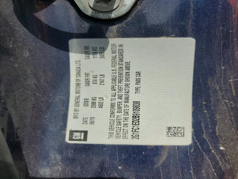 Продажа на аукционе авто 2011 Chevrolet Camaro, vin: 2G1FC1ED2B9109838, номер лота: 50452346