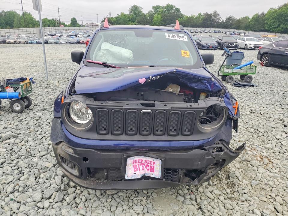Aukcja sprzedaży 2018 Jeep Renegade, vin: ZACCJBAB8JPH49338, numer aukcji: 51857866