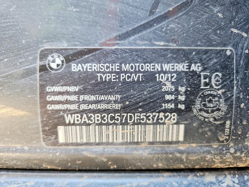51466446 :رقم المزاد ، WBA3B3C57DF537528 vin ، 2013 Bmw 328 مزاد بيع