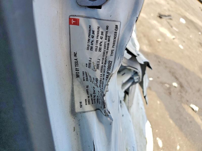 Продаж на аукціоні авто 2018 Tesla Model 3, vin: 5YJ3E1EB8JF106522, номер лоту: 51090496