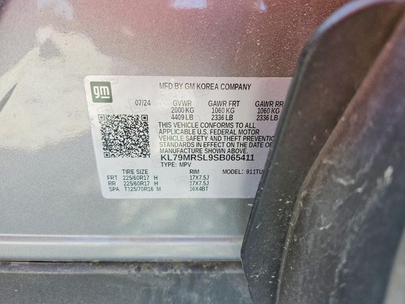 49381896 :رقم المزاد ، KL79MRSL9SB065411 vin ، 2025 Chevrolet Trailblazer مزاد بيع