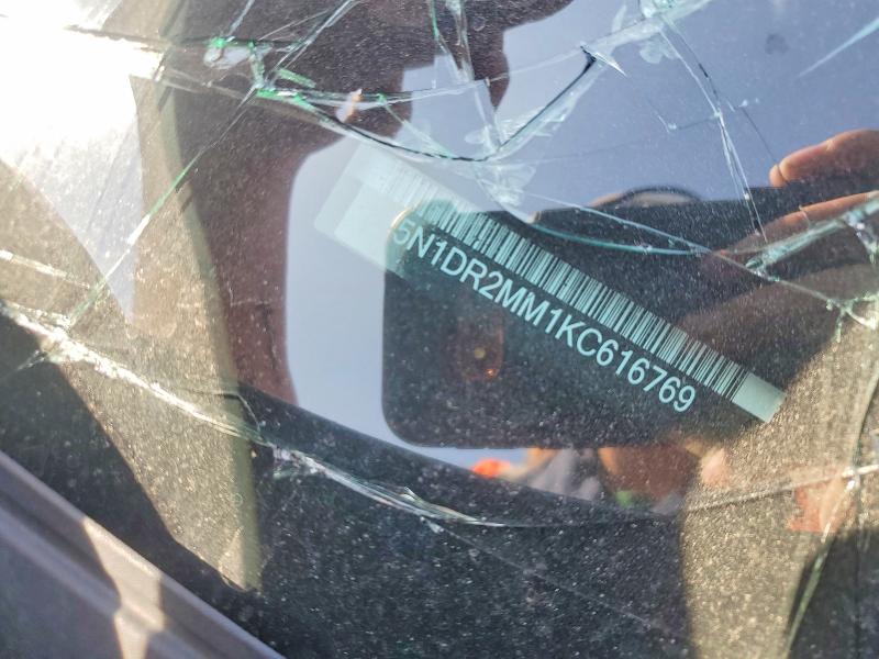 49728256 :رقم المزاد ، 5N1DR2MM1KC616769 vin ، 2019 Nissan Pathfinder مزاد بيع