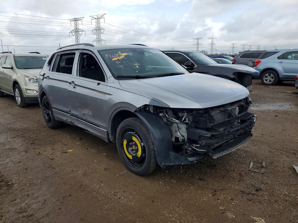 46390196 :رقم المزاد ، 3VV8B7AX6RM007208 vin ، 2024 Volkswagen Tiguan مزاد بيع