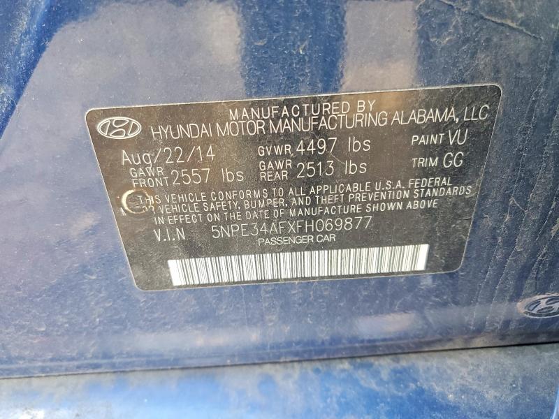 Продажа на аукционе авто 2015 Hyundai Sonata, vin: 5NPE34AFXFH069877, номер лота: 52126666