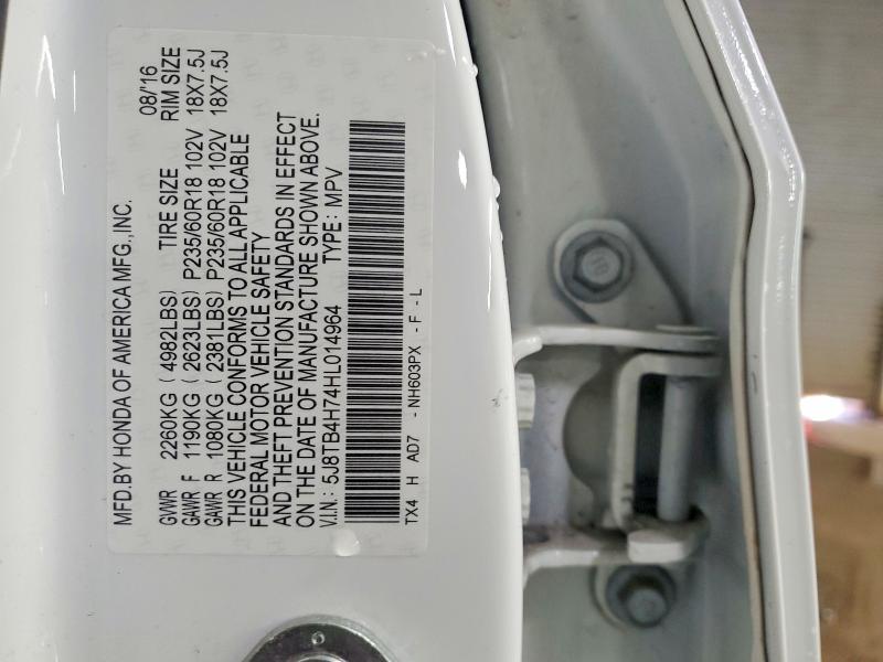 Продаж на аукціоні авто 2017 Acura Rdx, vin: 5J8TB4H74HL014964, номер лоту: 50283906
