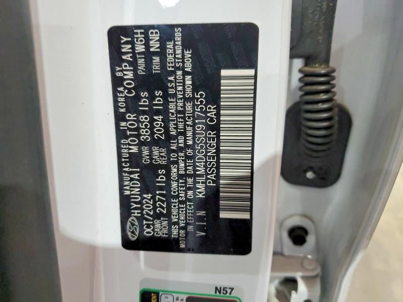 2025 Hyundai Elantra მანქანა იყიდება აუქციონზე, vin: KMHLM4DG5SU917555, აუქციონის ნომერი: 49559206