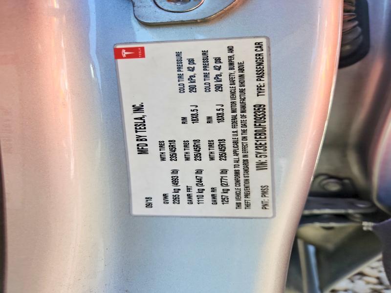 Aukcja sprzedaży 2018 Tesla Model 3, vin: 5YJ3E1EB0JF093359, numer aukcji: 49976296