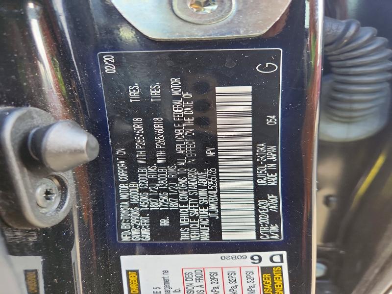 48180966 :رقم المزاد ، JTJAM7BX4L5255735 vin ، 2020 Lexus Gx 460 مزاد بيع