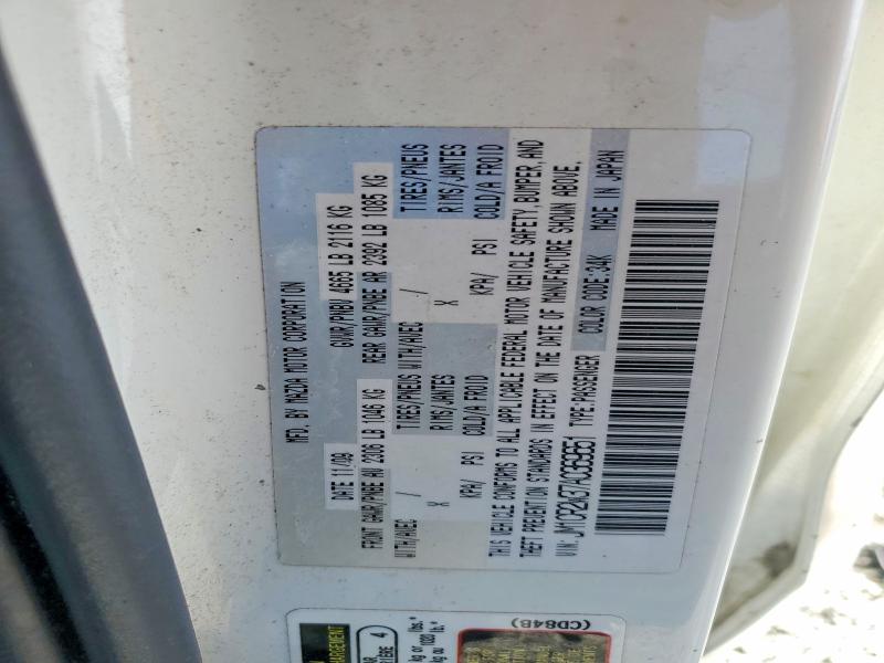 48932276 :رقم المزاد ، JM1CR2W37A0369651 vin ، 2010 Mazda 5 مزاد بيع