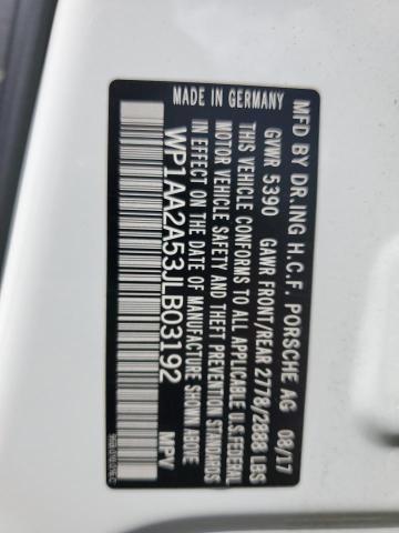 Продаж на аукціоні авто 2018 Porsche Macan, vin: WP1AA2A53JLB03192, номер лоту: 48636776
