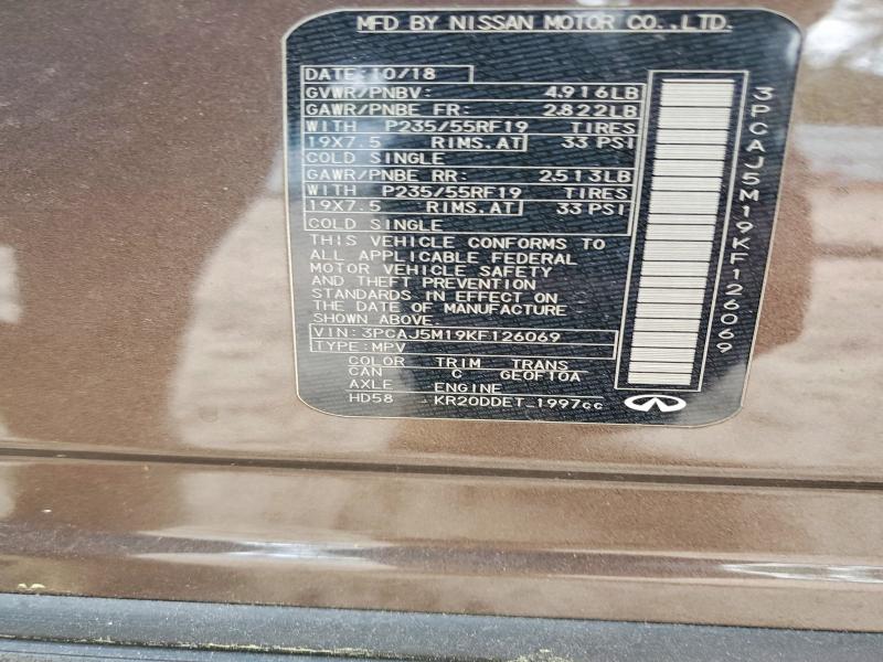 Продажа на аукционе авто 2019 Infiniti Qx50, vin: 3PCAJ5M19KF126069, номер лота: 51261536