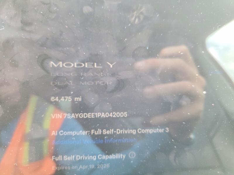 Aukcja sprzedaży 2023 Tesla Model Y, vin: 7SAYGDEE1PA042005, numer aukcji: 49668136