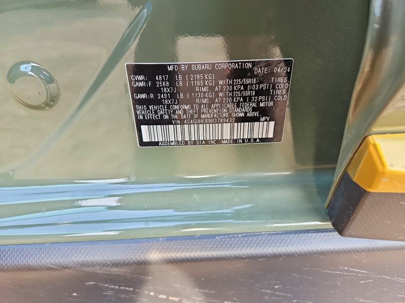 Продаж на аукціоні авто 2024 Subaru Crosstrek, vin: 4S4GUHF69R3789432, номер лоту: 51071466