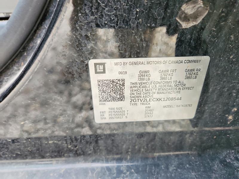 Aukcja sprzedaży 2019 Gmc Sierra Limited, vin: 2GTV2LECXK1208544, numer aukcji: 49084986