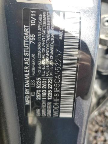Aukcja sprzedaży 2012 Mercedes-benz E, vin: WDDHF8JB5CA552257, numer aukcji: 50515356