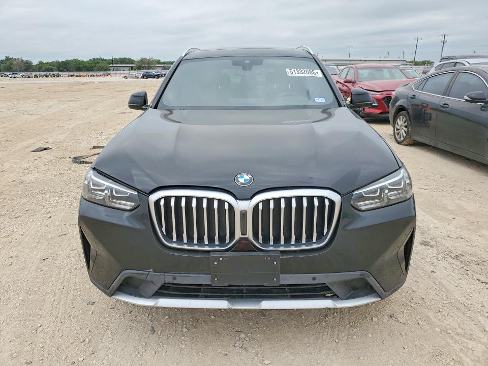 2022 Bmw X3 მანქანა იყიდება აუქციონზე, vin: 5UX43DP08N9L98145, აუქციონის ნომერი: 51332086