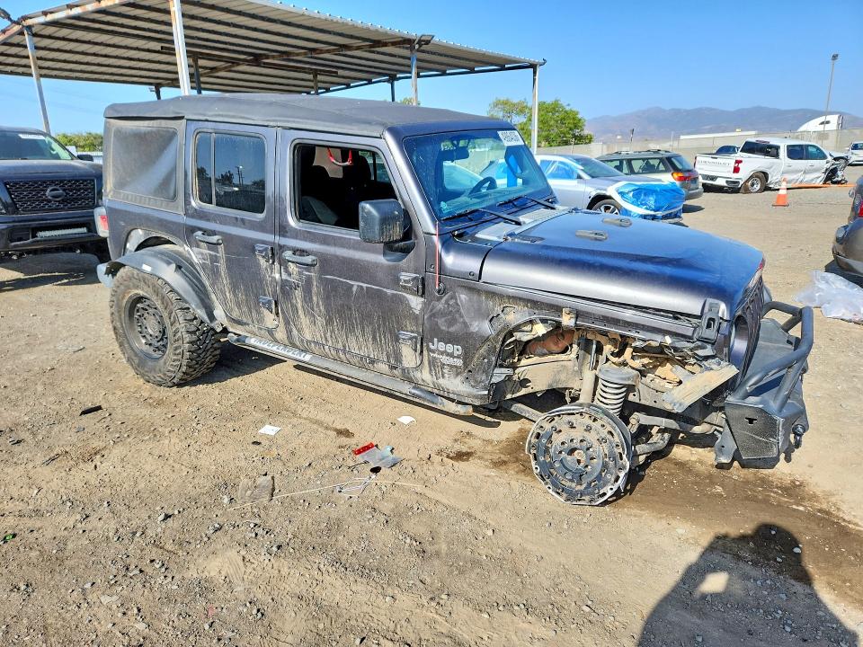2018 Jeep Wrangler Unlimited მანქანა იყიდება აუქციონზე, vin: 1C4HJXDG9JW171814, აუქციონის ნომერი: 49864036