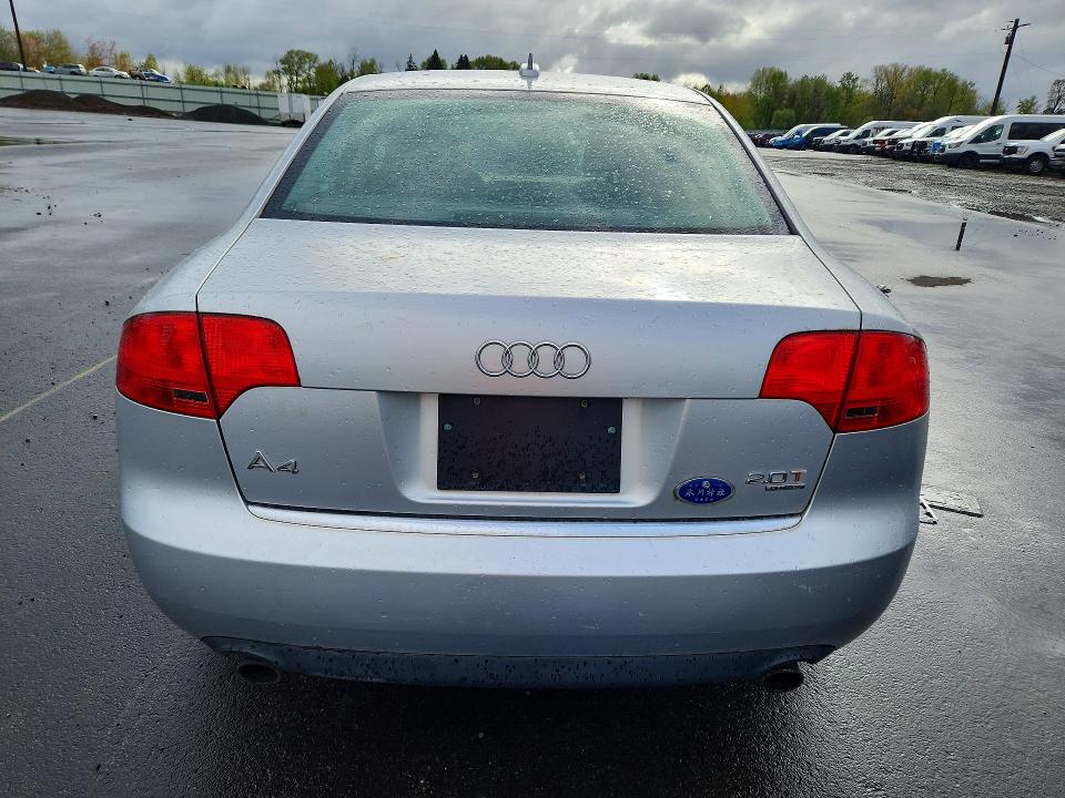 Продаж на аукціоні авто 2006 Audi A4, vin: WAUDF78E36A206096, номер лоту: 49476136