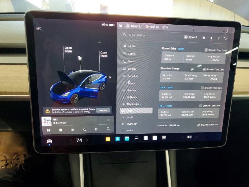 Aukcja sprzedaży 2019 Tesla Model 3, vin: 5YJ3E1EA9KF396858, numer aukcji: 47944066