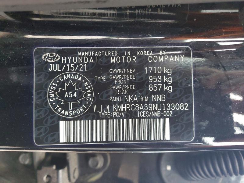Auction sale of the 2022 Hyundai Venue, vin: KMHRC8A39NU133082, lot number: 47401146