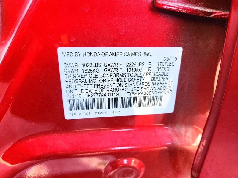 Aukcja sprzedaży 2019 Acura Ilx, vin: 19UDE2F77KA011126, numer aukcji: 51026006