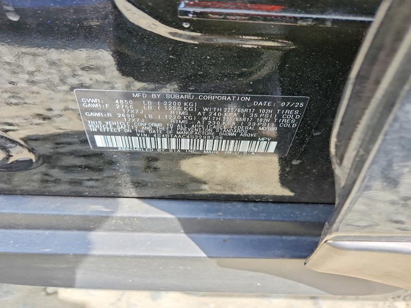 Aukcja sprzedaży 2025 Subaru Outback, vin: 4S4BTAAC4S3298306, numer aukcji: 51065586