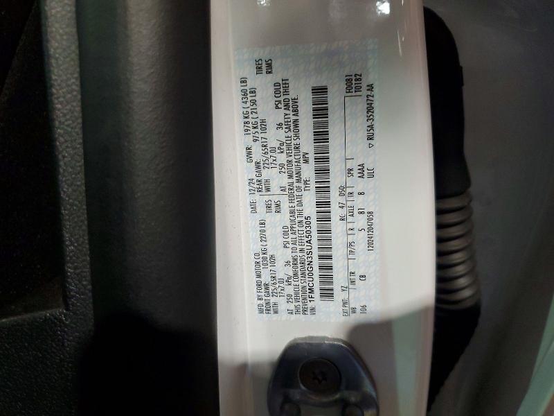 2025 Ford Escape მანქანა იყიდება აუქციონზე, vin: 1FMCU0GN3SUA50305, აუქციონის ნომერი: 49366546